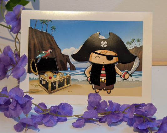 Pirate Birthday Card