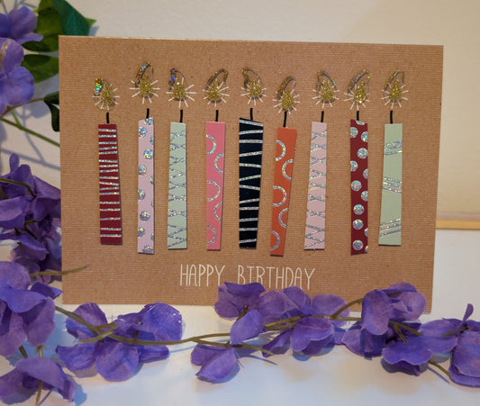 Happy Birthday Candle Card