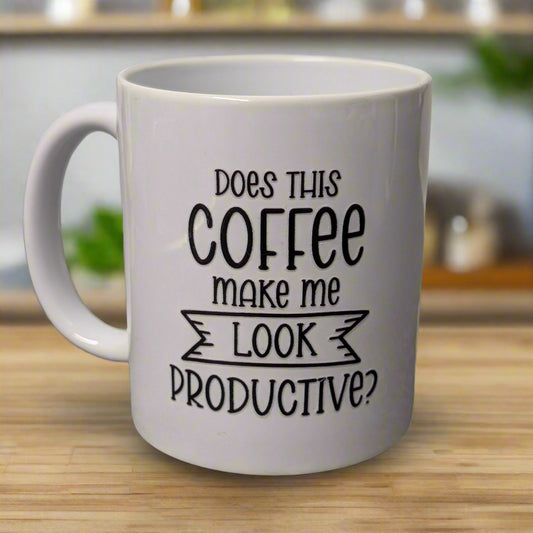 Does This Coffee Make Me Look Productive. 11oz (Mug)