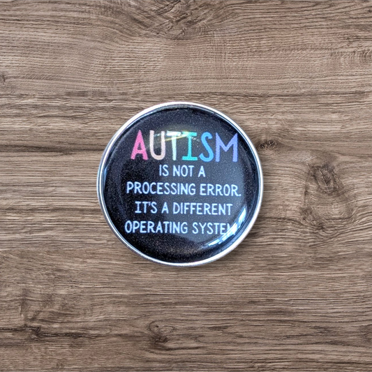 Autism Is Not A Processing Error (Pin)