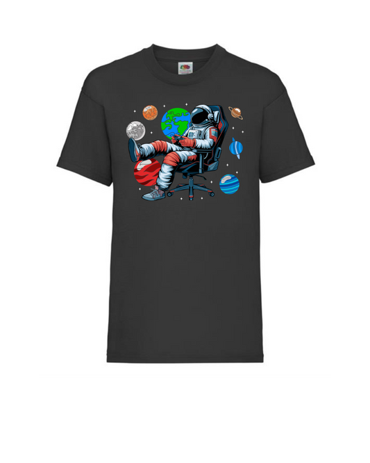 Space Man Gamer (Boy's T-Shirt)