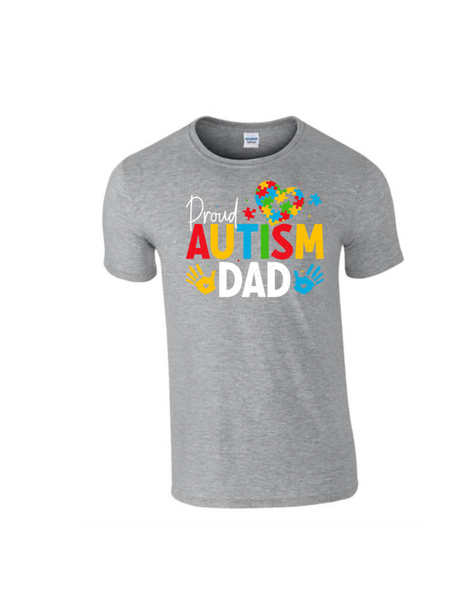 Proud Autism Dad (Men's T-Shirt)